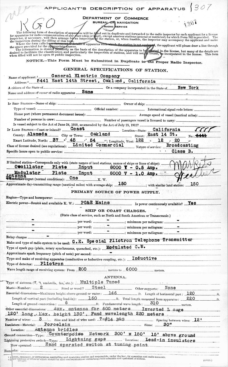 KGO application pg 1