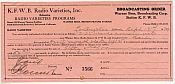 1929 advertising contract