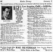 KGFJ programs 1929