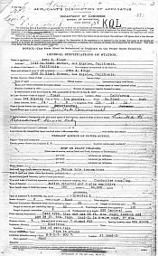 KQL license application