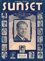 Sunset sheet music